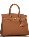 HMS Gold Togo Birkin 30cm Gold Hardware