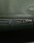 HMS Birkin 25 Vert Fonce Togo Palladium Hardware