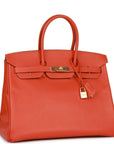 Top Quality HMS Birkin 35 Mangue Epsom Gold Hardware
