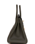 HMS Birkin 25 Vert de Gris Togo Gold Hardware
