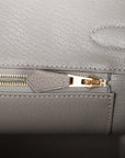 HMS Birkin 30 Gris Meyer Togo Gold Hardware