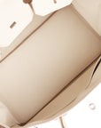 HMS Birkin 35 Craie Togo Palladium Hardware