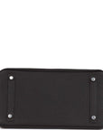 HMS Birkin 30 Black Togo Palladium Hardware