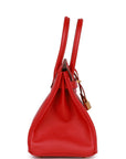 HMS Birkin 30 Rouge Casaque Epsom Gold Hardware