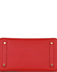 HMS Birkin 30 Rouge Casaque Epsom Gold Hardware