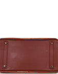 Top Quality HMS Birkin 35 Vibrato Rouge H Boxcalf Palladium Hardware