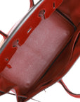 Top Quality HMS Birkin 35 Vibrato Rouge H Boxcalf Palladium Hardware