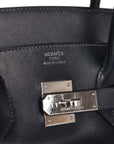 Vintage HMS Birkin 35 Bleu Navy Box Palladium Hardware