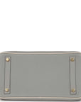 HMS Special Order (HSS) Birkin 30 Gris Mouette and Craie Togo Brushed Gold Hardware