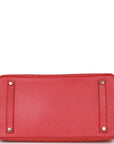 Top Quality HMS Birkin 35 Bougainvillea Ostrich Palladium Hardware