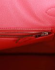 Top Quality HMS Birkin 35 Bougainvillea Ostrich Palladium Hardware