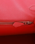 Top Quality HMS Special Order (HSS) Birkin 35 Bubblegum and Bougainvillea Epsom Palladium Hardware