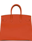 HMS Special Order (HSS) Birkin 35 Feu Togo Gold Hardware