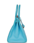 Top Quality HMS Birkin 35 Celeste Candy Epsom Palladium Hardware