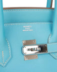 Top Quality HMS Birkin 35 Celeste Candy Epsom Palladium Hardware