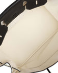 Top Quality HMS Special Order (HSS) Birkin 35 Black and White Clemence Gold Hardware
