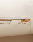 Top Quality HMS Special Order (HSS) Birkin 35 Black and White Clemence Gold Hardware