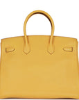 HMS Birkin 35 Soleil Togo Gold Hardware