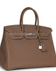 HMS Birkin 35 Etoupe Togo Palladium Hardware