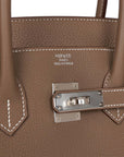 HMS Birkin 35 Etoupe Togo Palladium Hardware