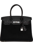 HMS Birkin 30 Cote-a-Cote Tuffetage and Black Swift Palladium Hardware
