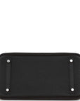 Top Quality HMS Birkin 30 Black Togo Palladium Hardware