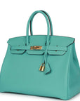 HMS Birkin 35 Bleu Atoll Togo Gold Hardware
