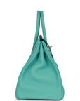 HMS Birkin 35 Bleu Atoll Togo Gold Hardware