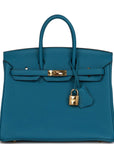 Top Quality HMS Birkin 25 Colvert Togo Gold Hardware
