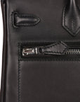 HMS Limited Edition Birkin Rock 25 Black Volupto Palladium Hardware