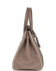 Top Quality HMS Special Order (HSS) Birkin 30 Gris Tourterelle and Craie Togo Palladium Hardware