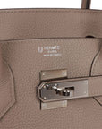 Top Quality HMS Special Order (HSS) Birkin 30 Gris Tourterelle and Craie Togo Palladium Hardware
