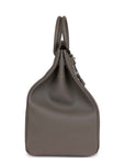 HMS HAC Birkin 40 Gris Meyer Togo Palladium Hardware