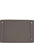 HMS HAC Birkin 40 Gris Meyer Togo Palladium Hardware