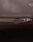 Top Quality HMS Birkin 35 Chocolate Togo Palladium Hardware