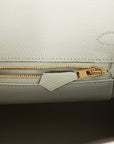 HMS Birkin 25 Gris Neve Togo Gold Hardware