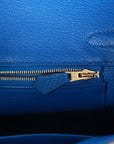 Top Quality HMS Birkin 25 Bleu France Togo Gold Hardware