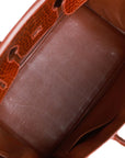 HMS Birkin 35 Miel Shiny Porosus Crocodile Palladium Hardware