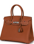 HMS Birkin 30 Gold Togo Palladium Hardware
