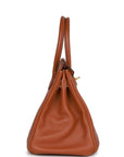 Top Quality HMS Birkin 30 Fauve Swift Gold Hardware