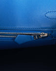 HMS Birkin 25 Bleu Bill Toile H and Bleu France Swift Swift Palladium Hardware
