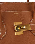 Top Quality HMS Birkin 35 Gold Togo Gold Hardware