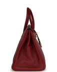 Top Quality HMS Birkin 35 Rouge H Togo Gold Hardware