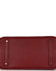 Top Quality HMS Birkin 35 Rouge H Togo Gold Hardware
