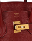 Top Quality HMS Birkin 35 Rouge H Togo Gold Hardware