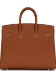 HMS Birkin 25 Gold Togo Gold Hardware