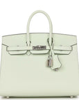 HMS Birkin Sellier 25 Vert Fizz Epsom Palladium Hardware