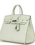 HMS Birkin Sellier 25 Vert Fizz Epsom Palladium Hardware