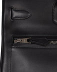 HMS Birkin 40 HAC "Rock" Black Evercolor Palladium Hardware