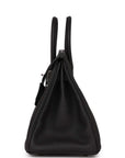 HMS Birkin 25 Black Togo Palladium Hardware
